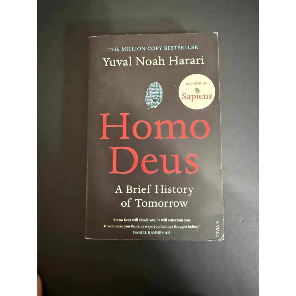 Homo Deus A Brief History of Tomorrow Yuval Noah Harari Paperback Vintage Book